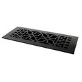 Acorn Mfg Acorn GR6BG-D Cast Iron Grille with Screws and Holes - Black GR6BG-D